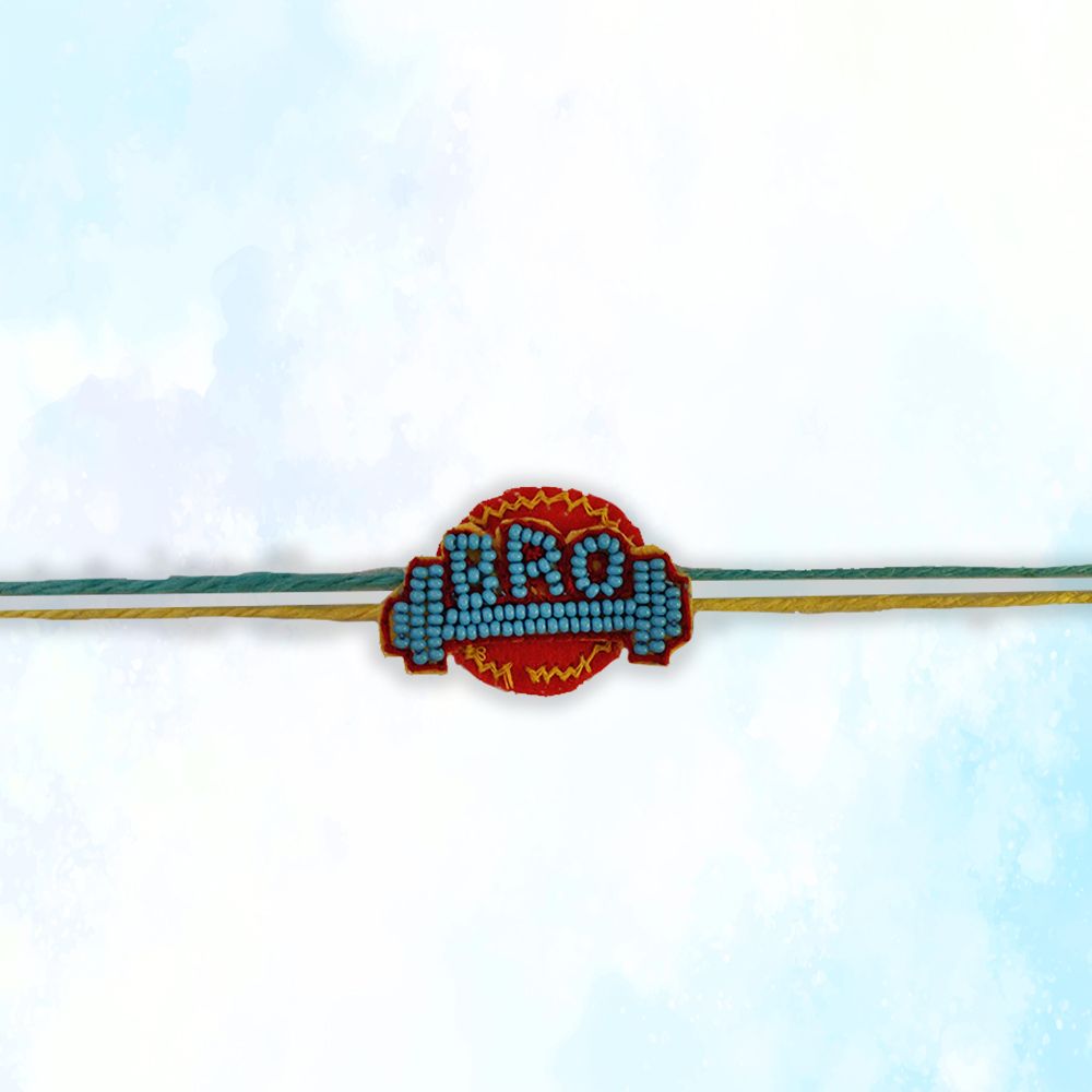 Beaded BRO Rakhi