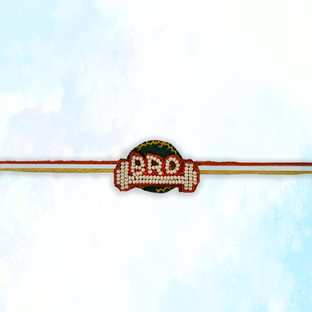 Beaded BRO Rakhi