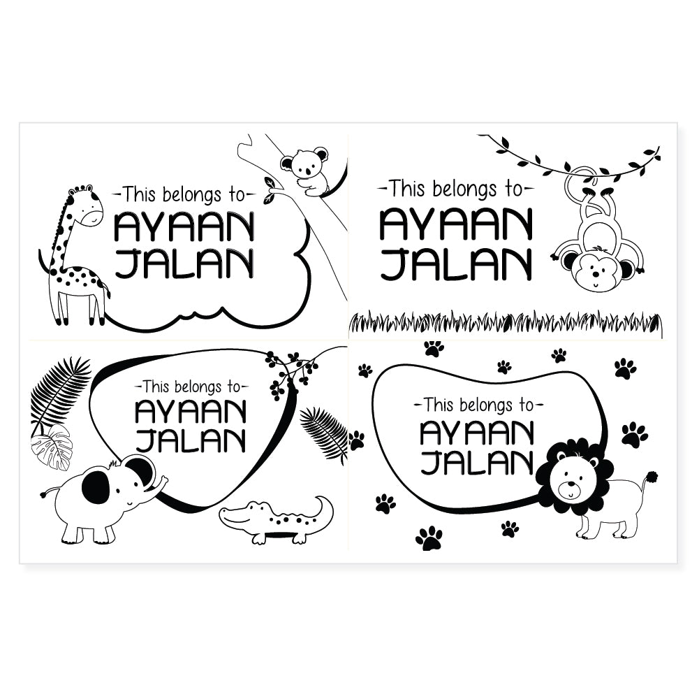 Transparent Labels - Pack of 32