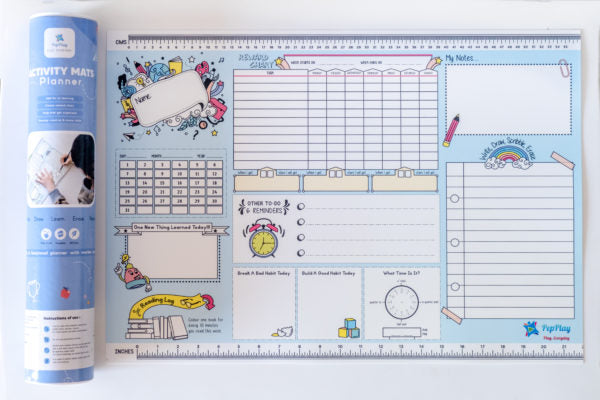 Pepplay Activity Planner - Blue