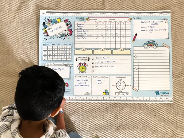 Pepplay Activity Planner - Blue