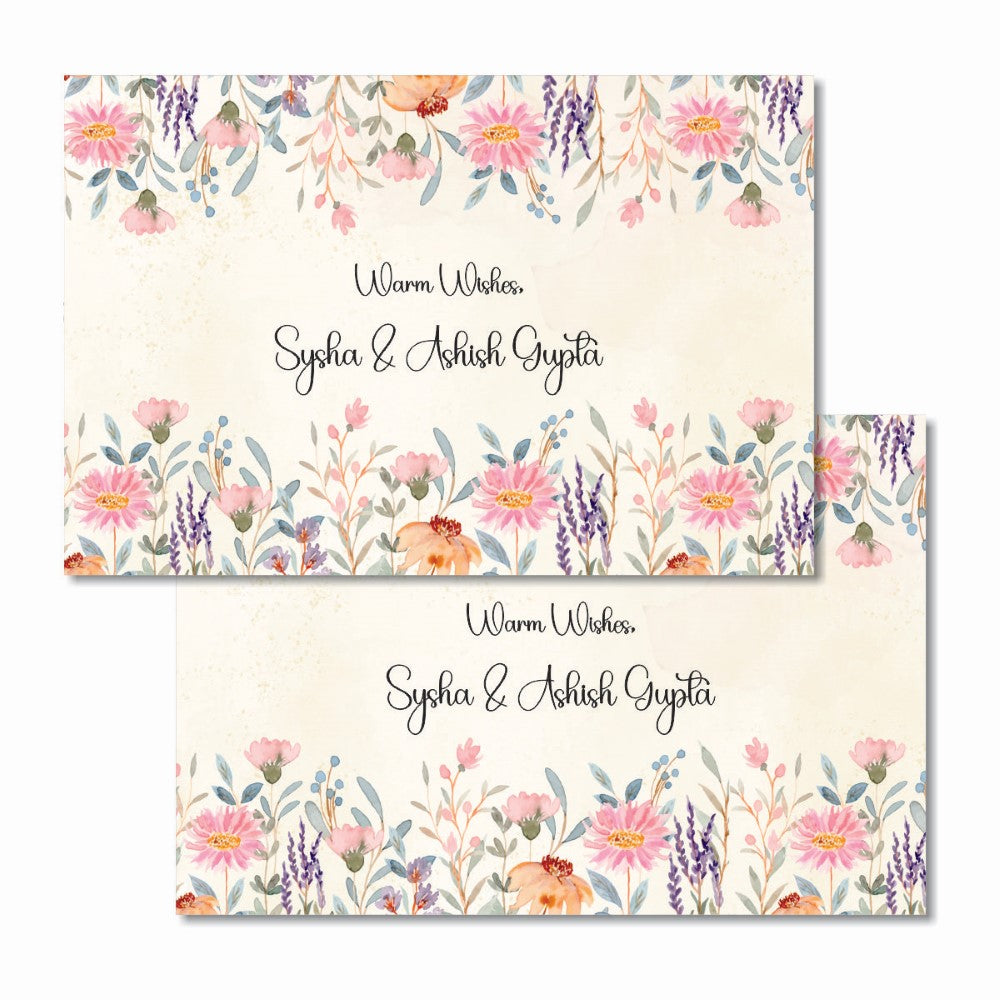 Gift Tags Rectangle - Blush Elegance - image 1