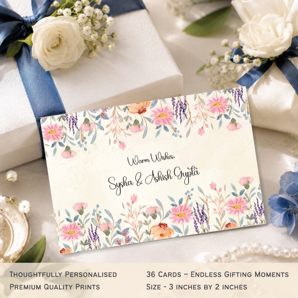 Gift Tags Rectangle - Blush Elegance - image 2