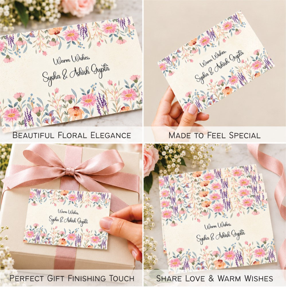 Gift Tags Rectangle - Blush Elegance - image 3