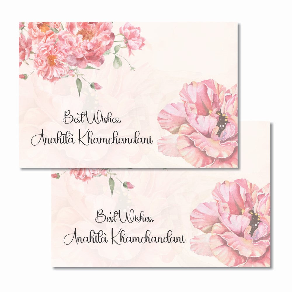 Gift Tags Rectangle - Blush Petals - image 1
