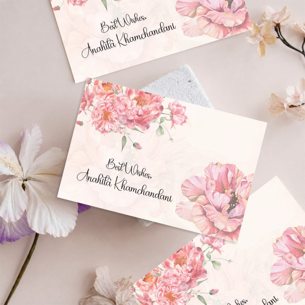 Gift Tags Rectangle - Blush Petals - image 4