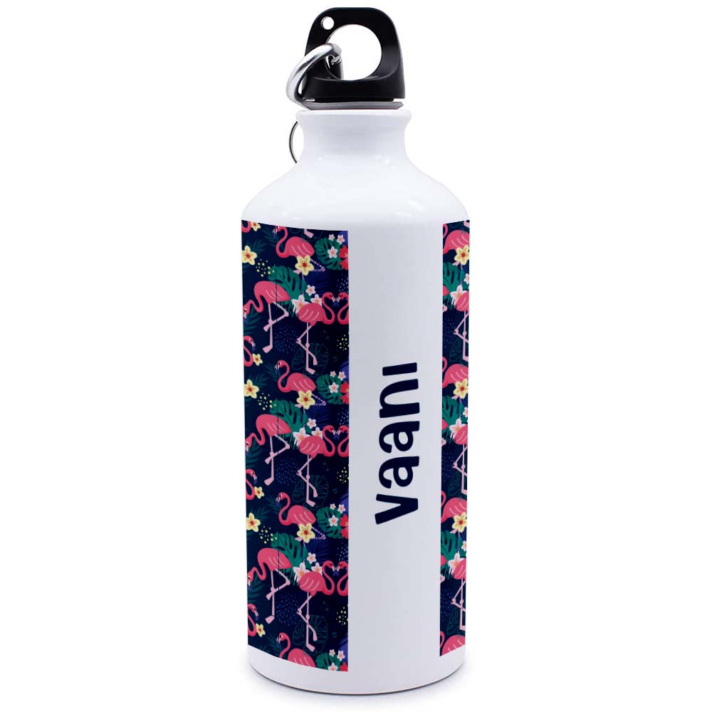 Personalised Water Bottle- Flamingo