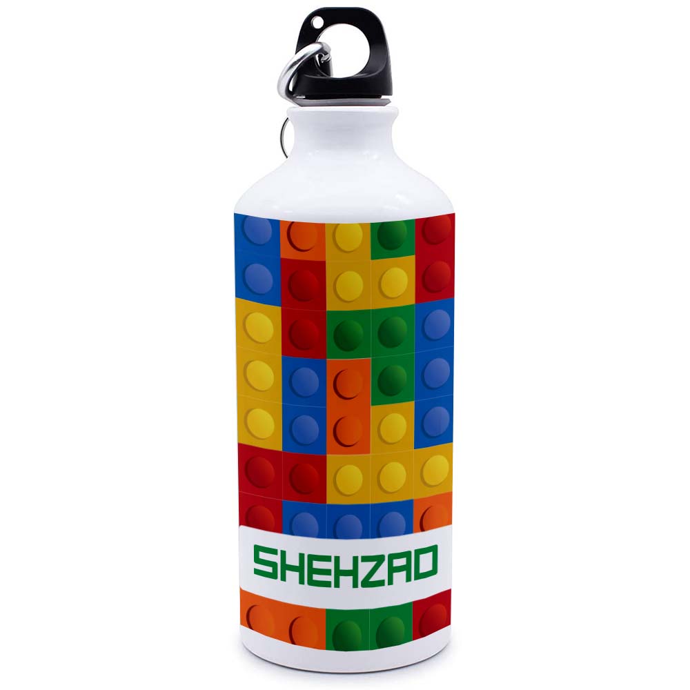 Personalised Water Bottle- Lego