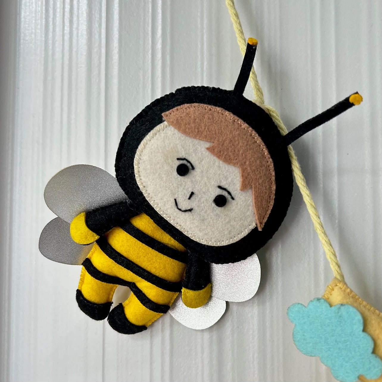 Babble Wrap Bumble Bee Name Bunting/Garland