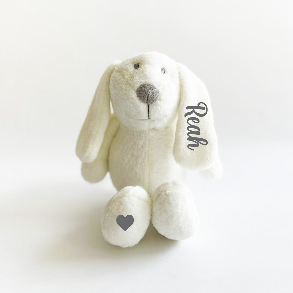 Personalised Name Bunny -  Grey