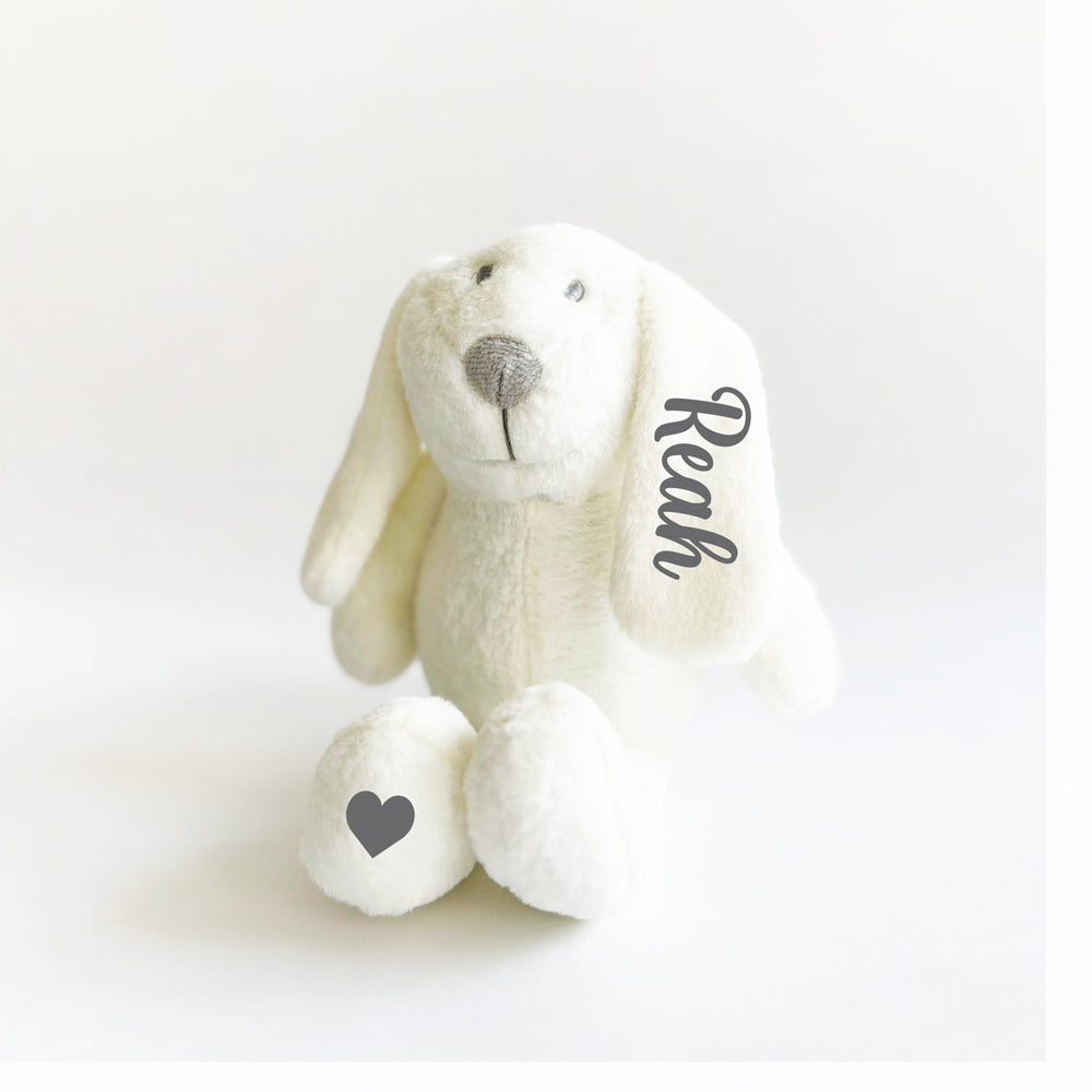 Personalised Name Bunny -  Grey