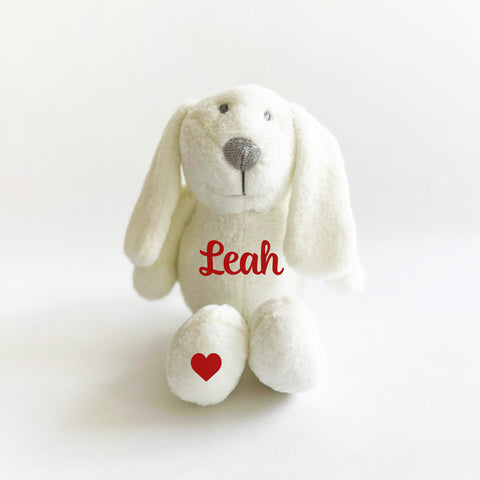 Christmas Name Bunny - Red Belly
