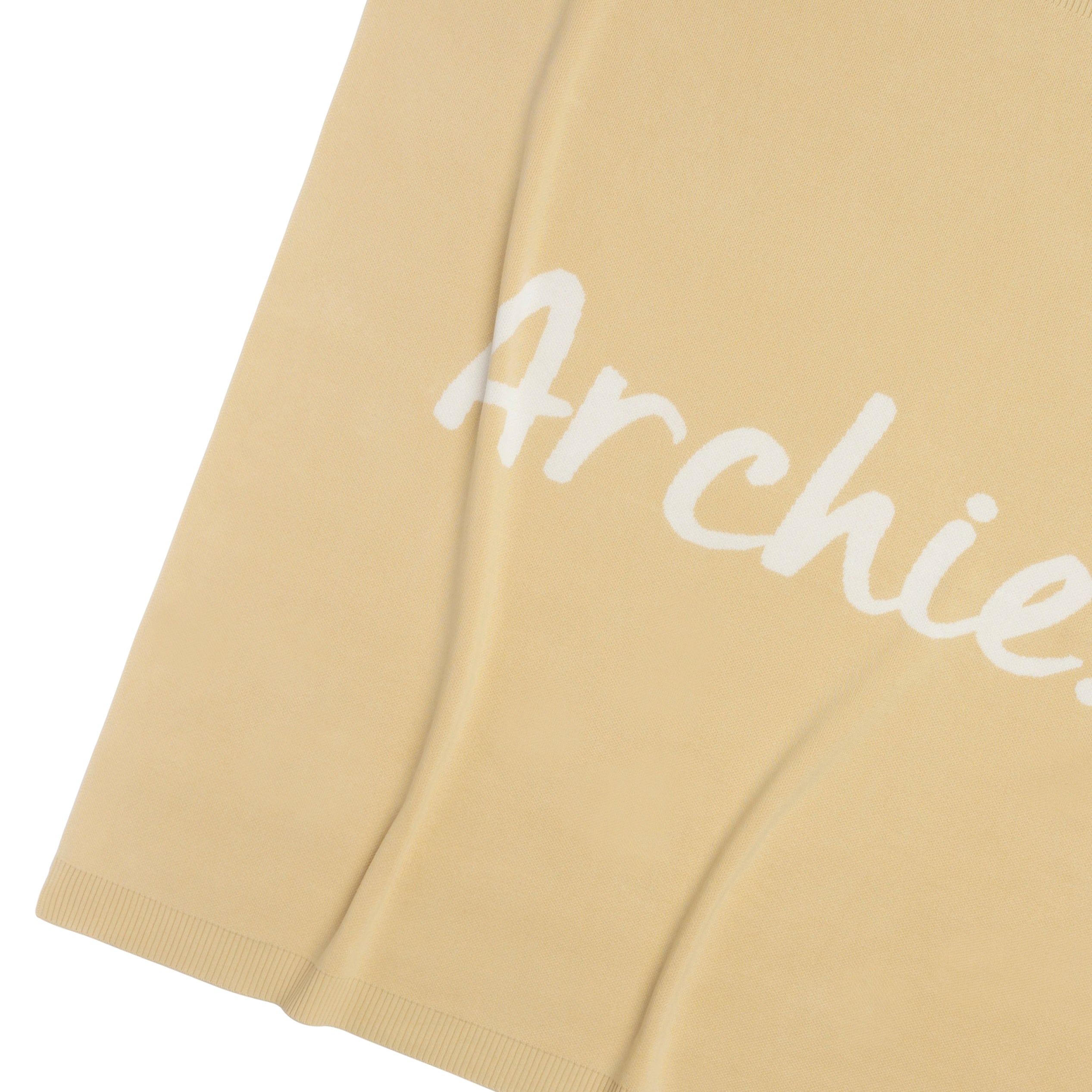 Butter & Ivory Personalized Name Blanket