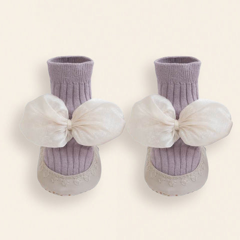 Butterfly Baby Socks - Purple