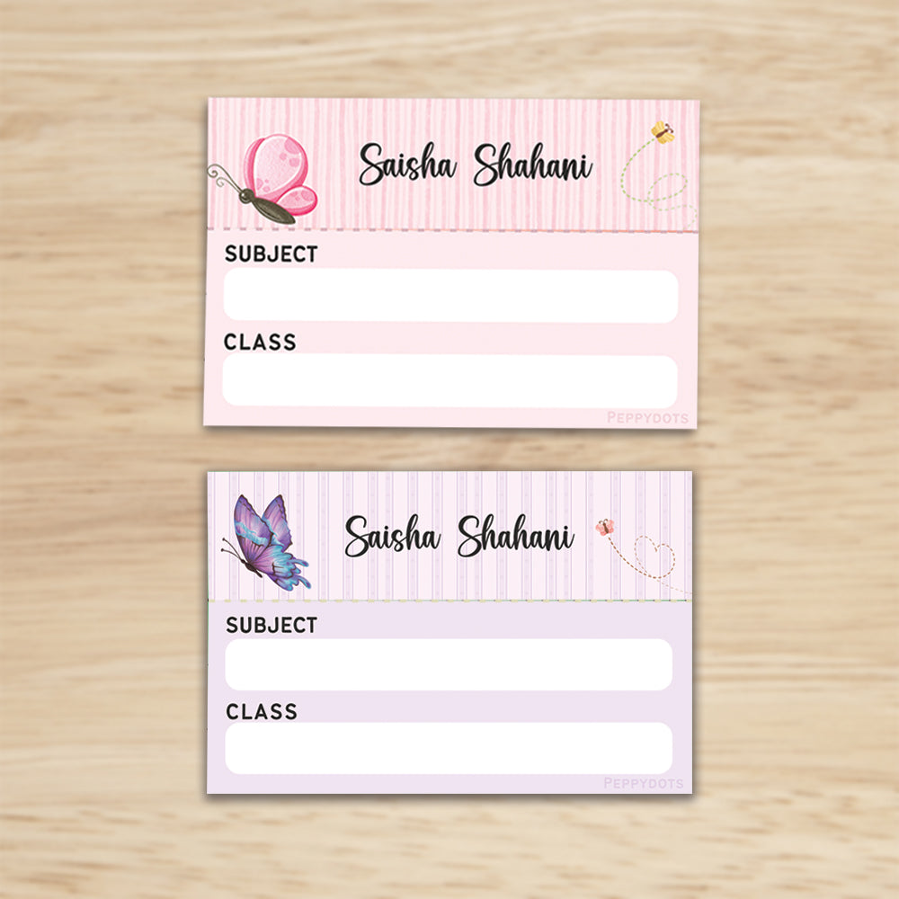 Mini SchoolBook Labels
