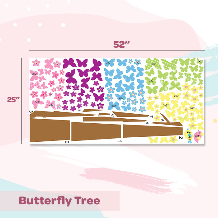 Butterfly Tree Wall Sticker