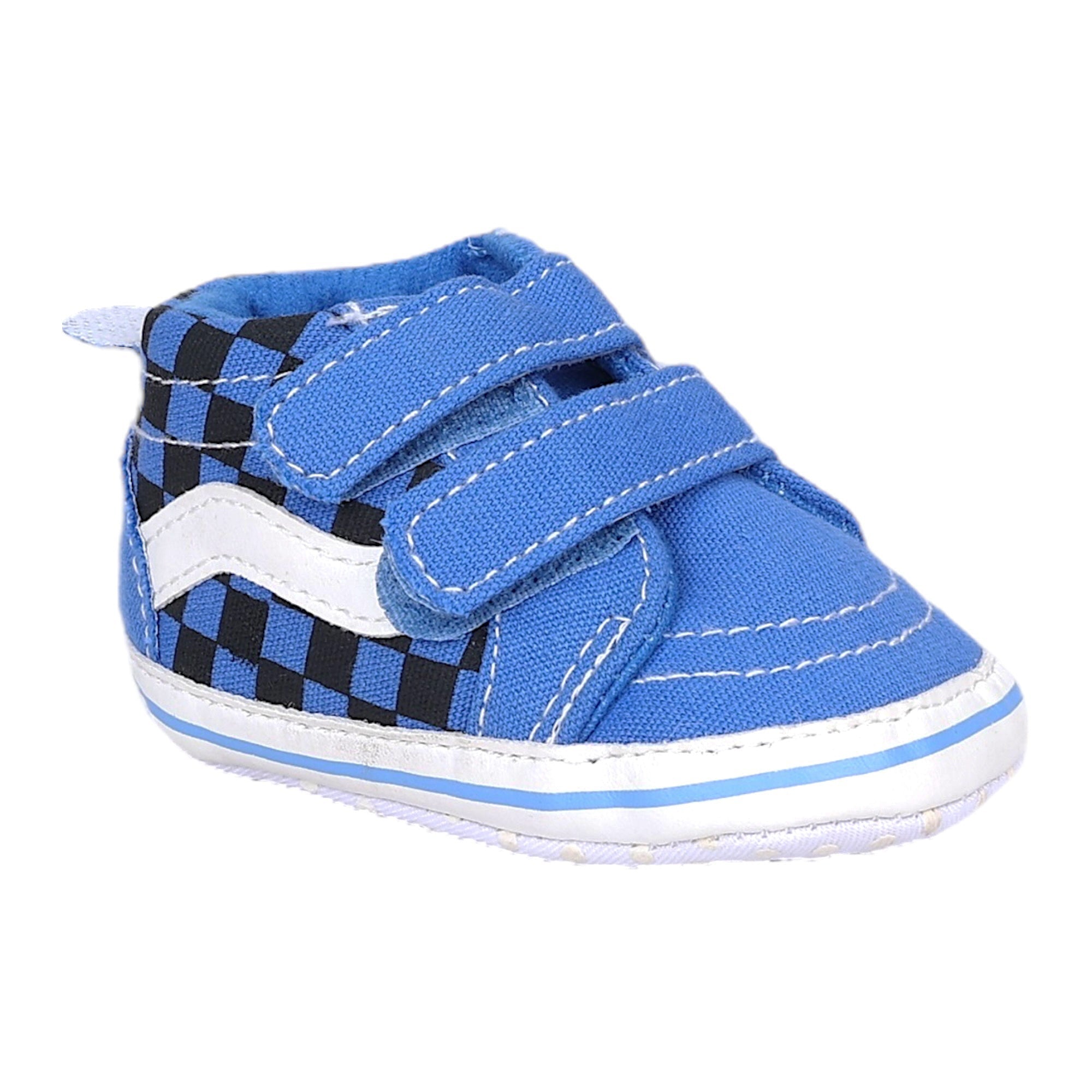 Baby Moo Stylish Casual Velcro Straps Anti-Skid Sneakers - Blue