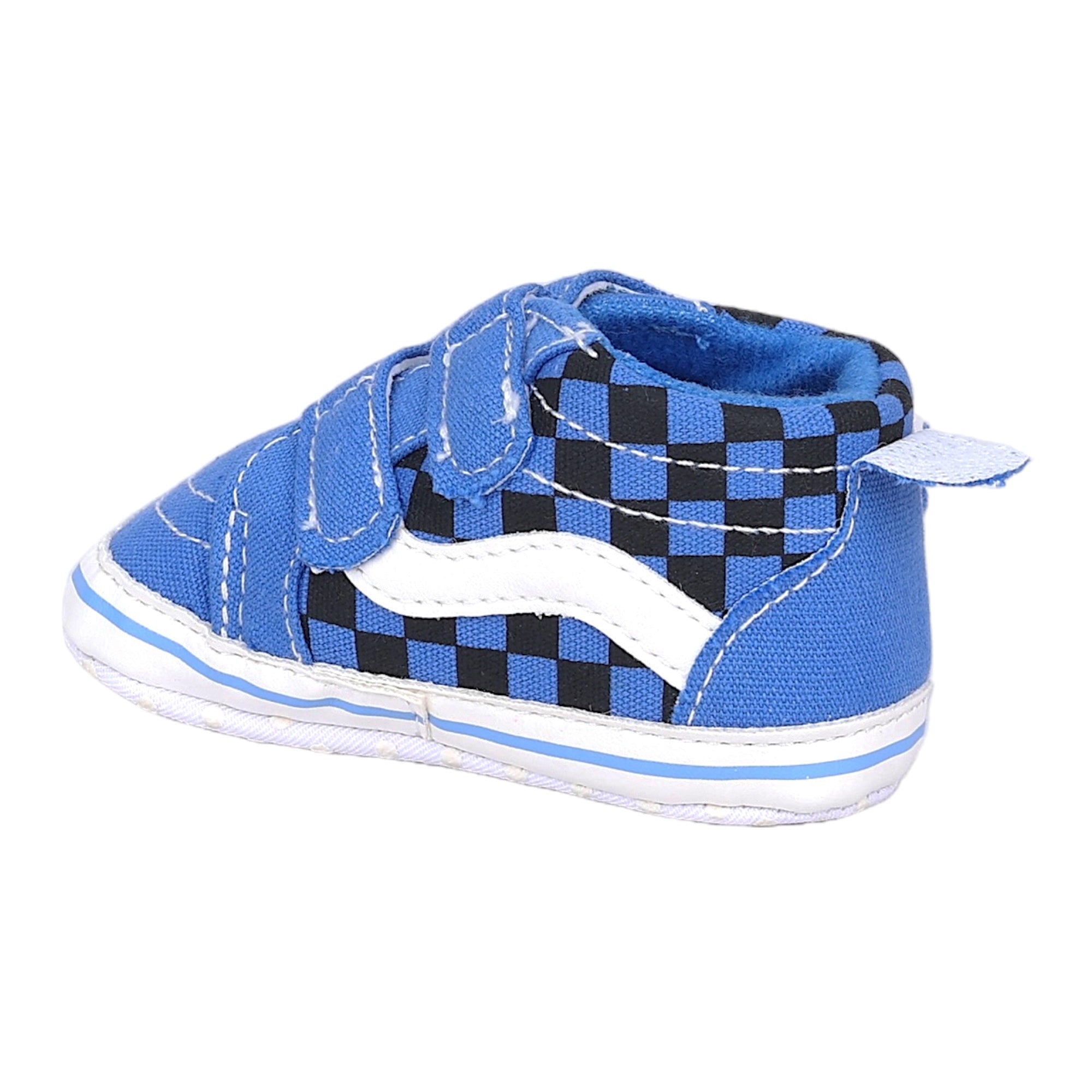 Baby Moo Stylish Casual Velcro Straps Anti-Skid Sneakers - Blue