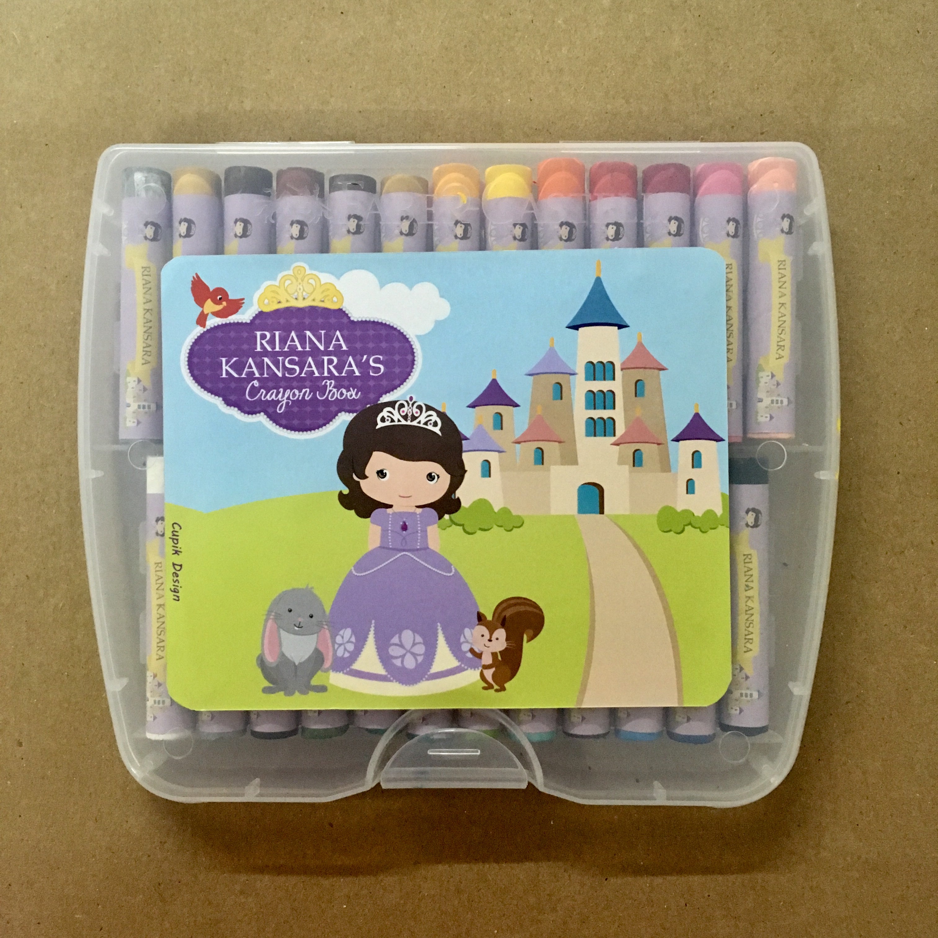 Personalised Crayon Box