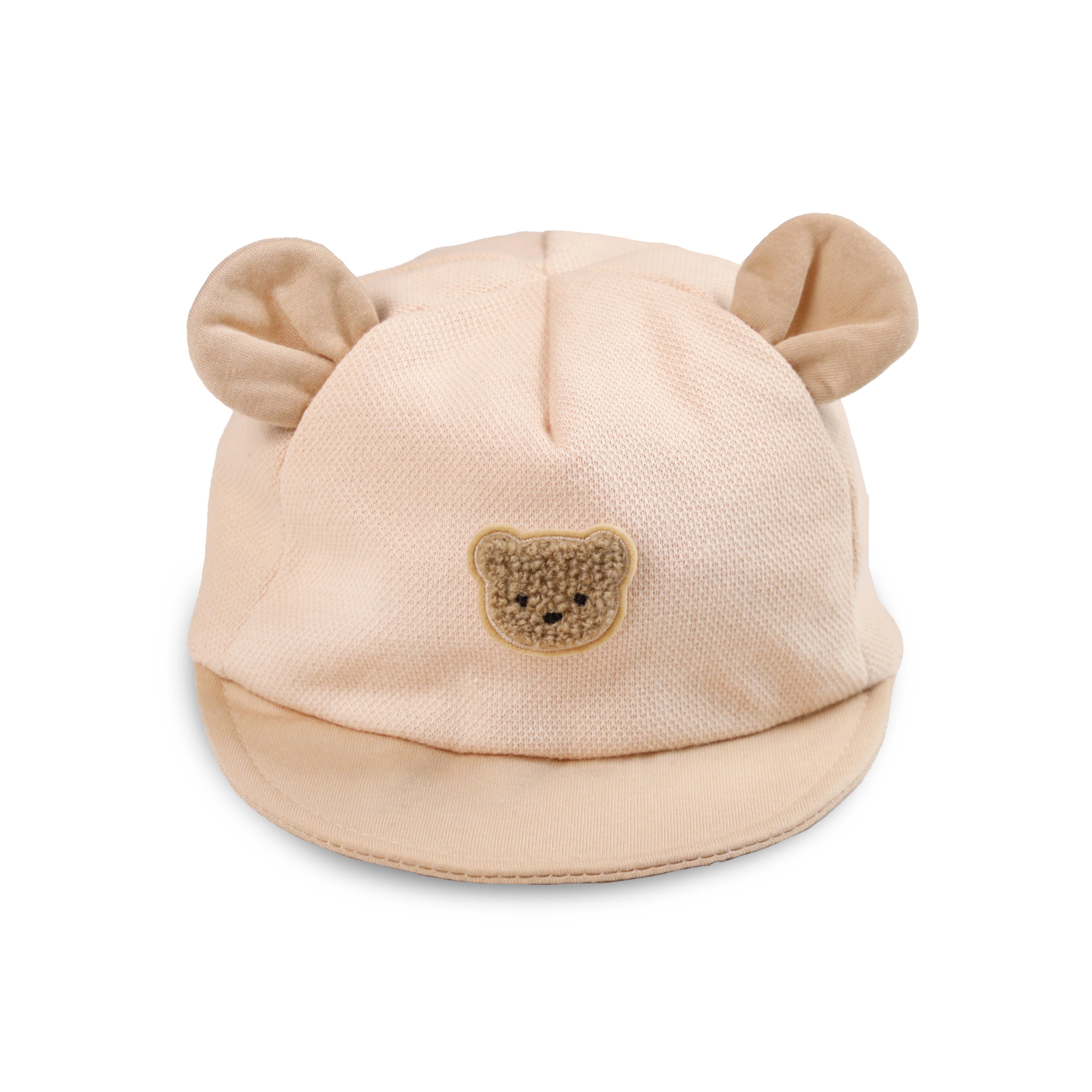 Little Cream Bear Cap