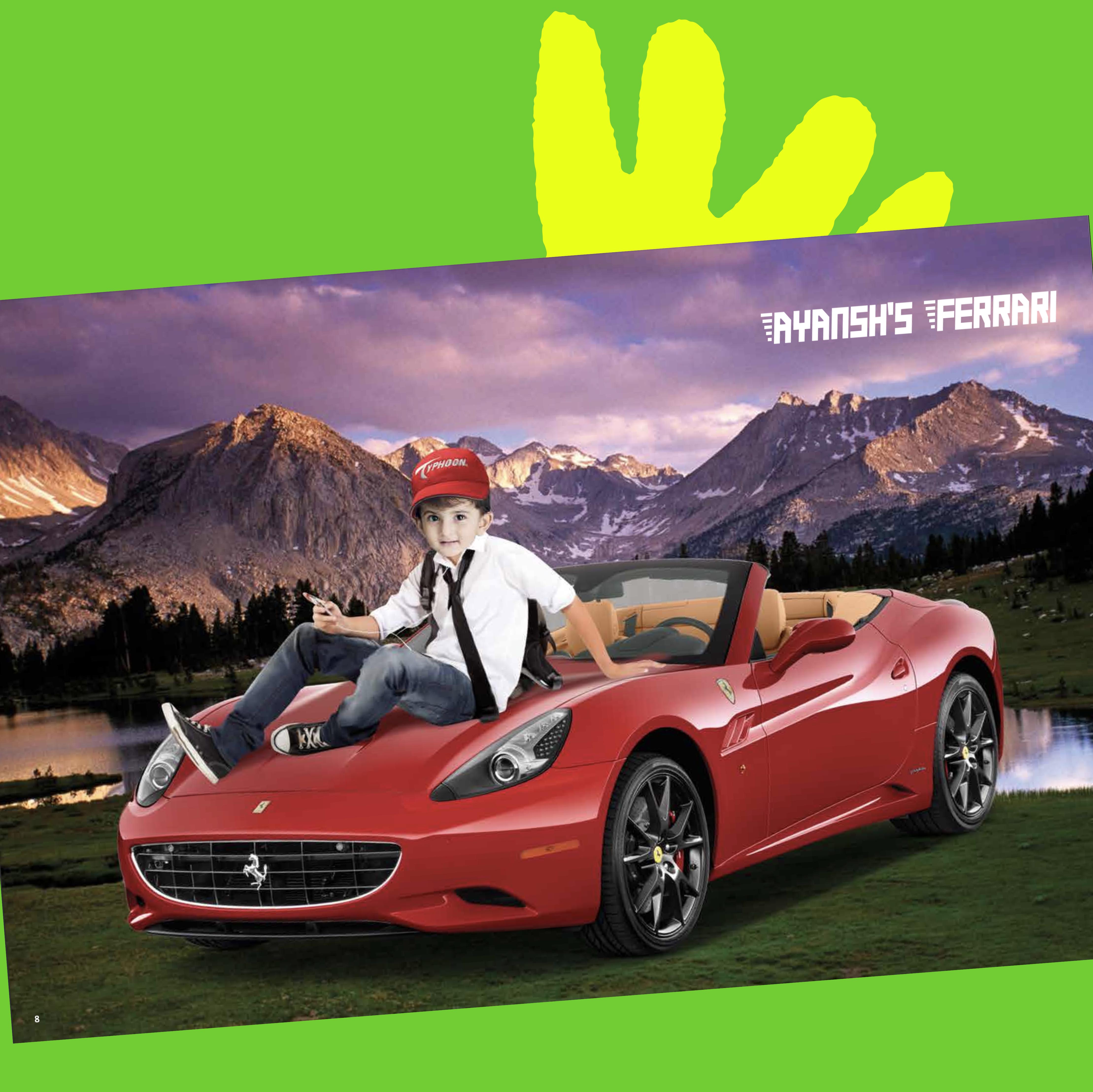 Personalised Story Book The Speed Racer (Boys)