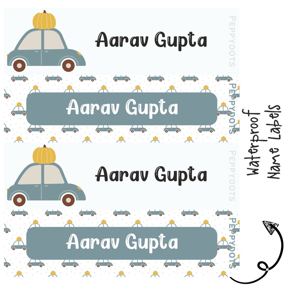 Waterproof Labels - Car