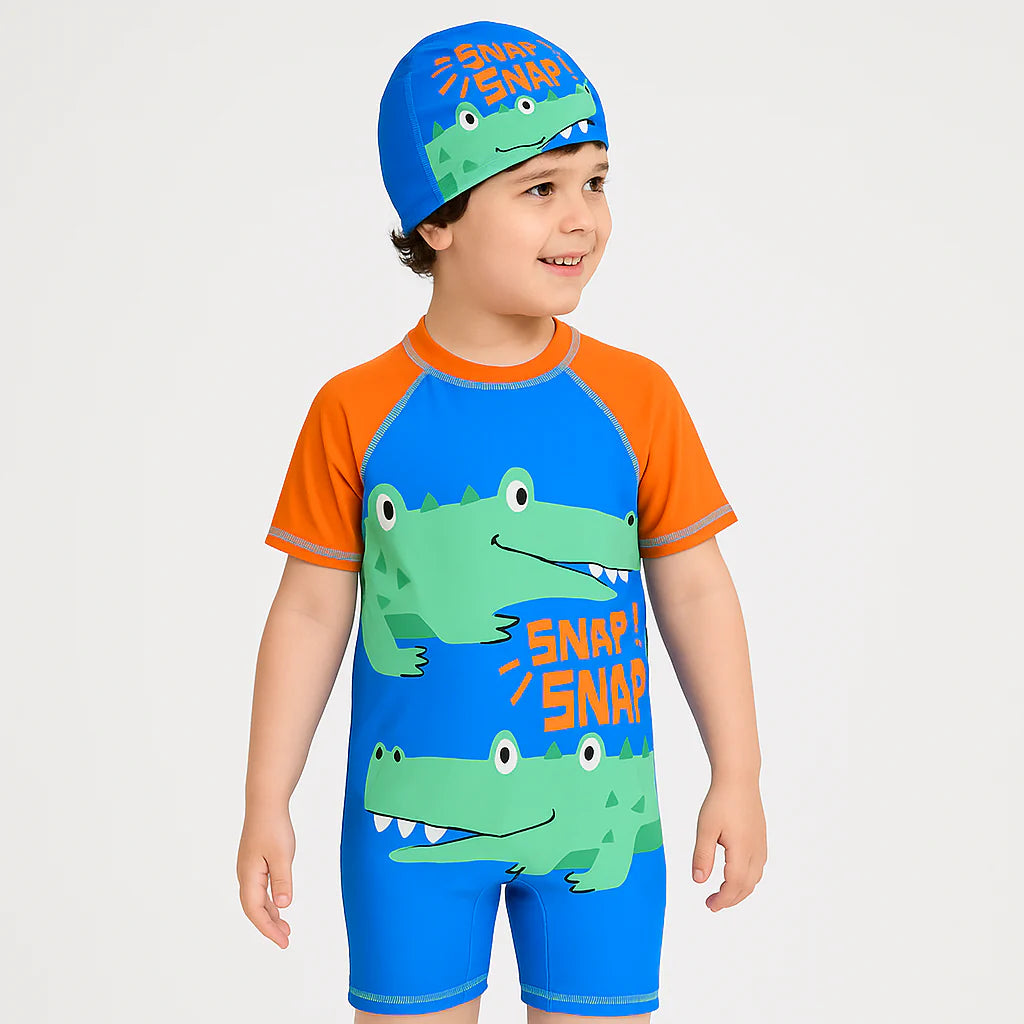 2pcs Swim Set with cap - Boys