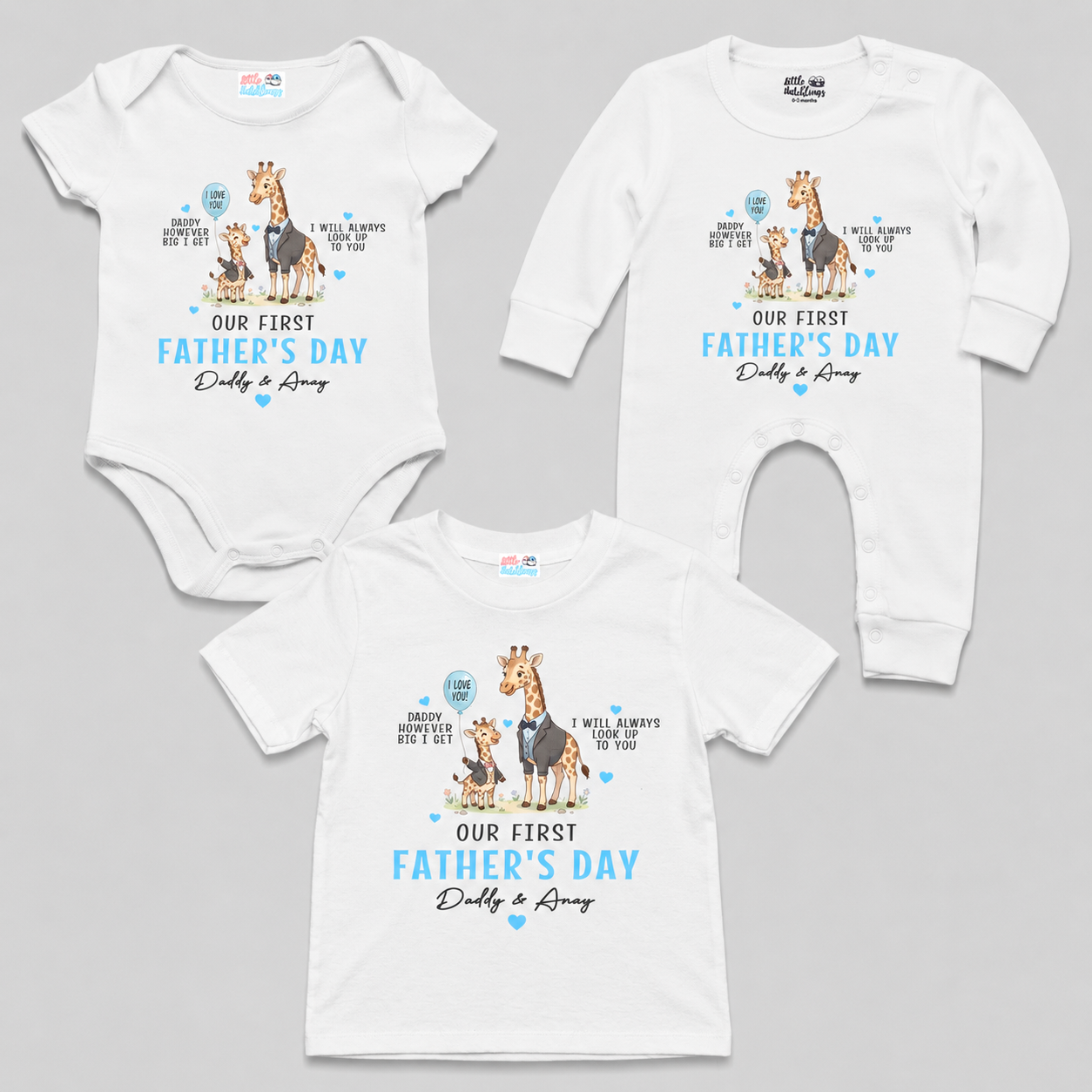 Our First Father's Day White (Giraffe)