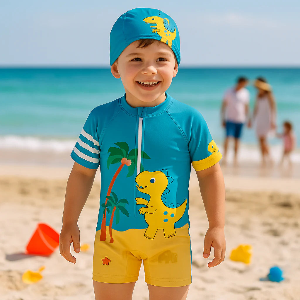 2pcs Swim Set with cap - Boys