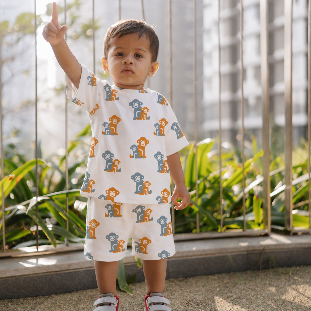 Organic Tee & Shorts Co-ord Set