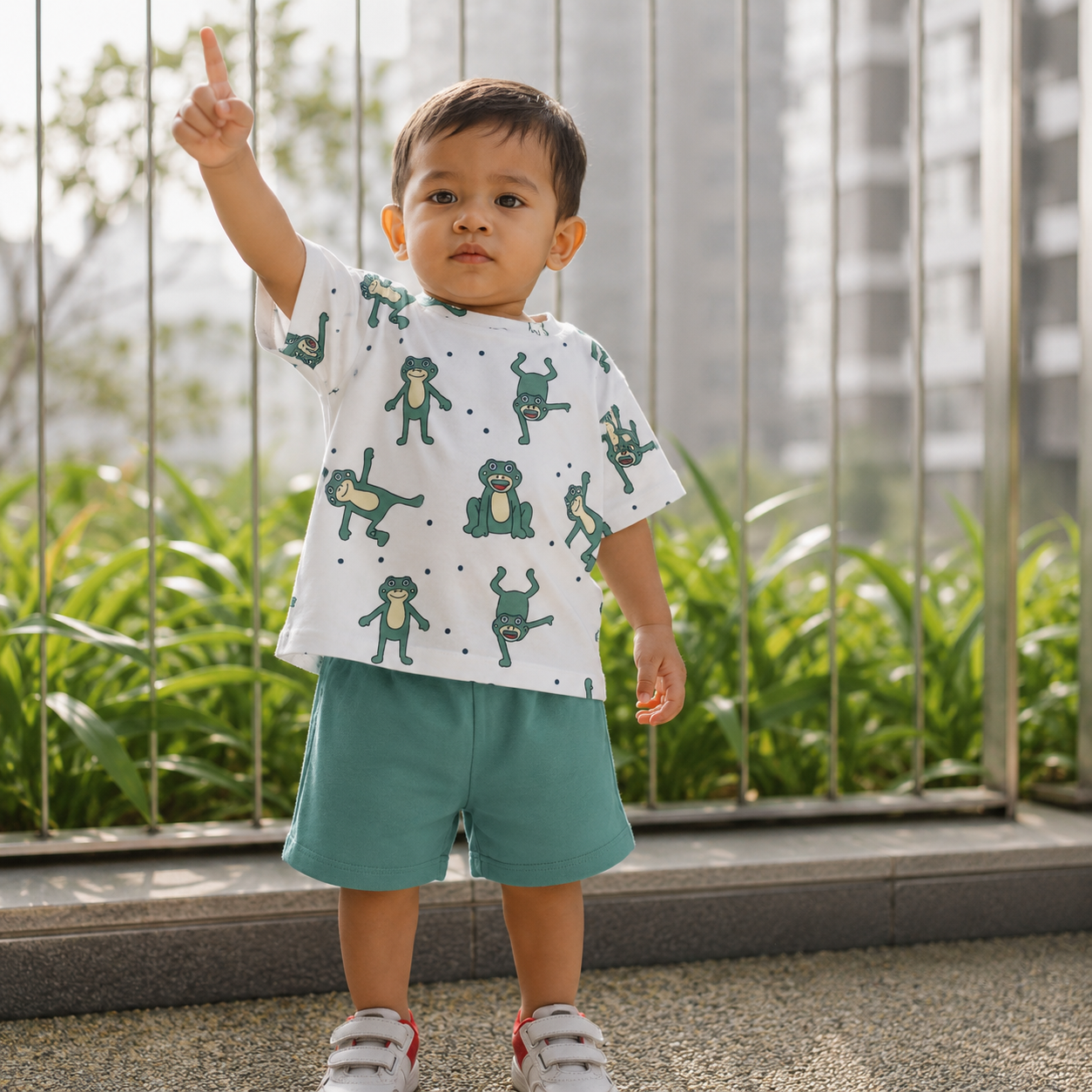 Organic Tee & Shorts Co-ord Set