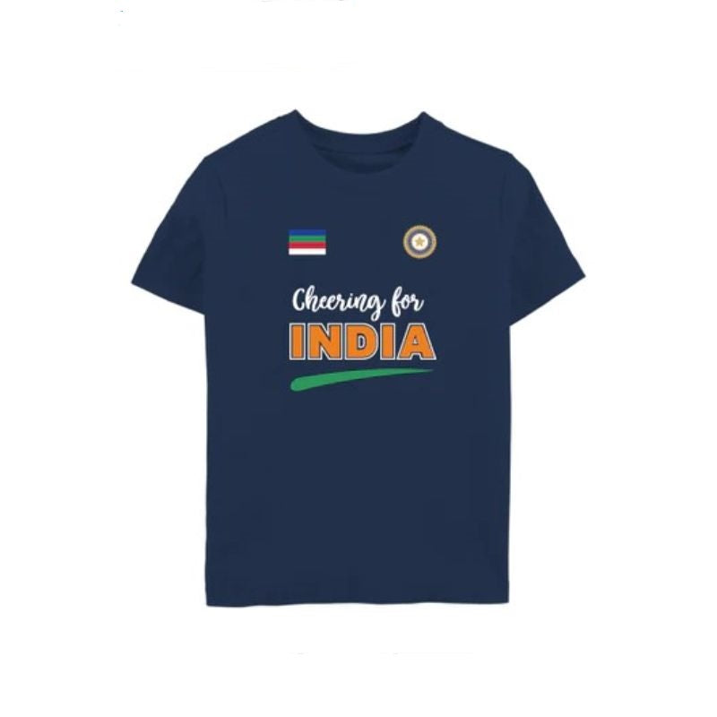 Cheering For India Cricket - Navy