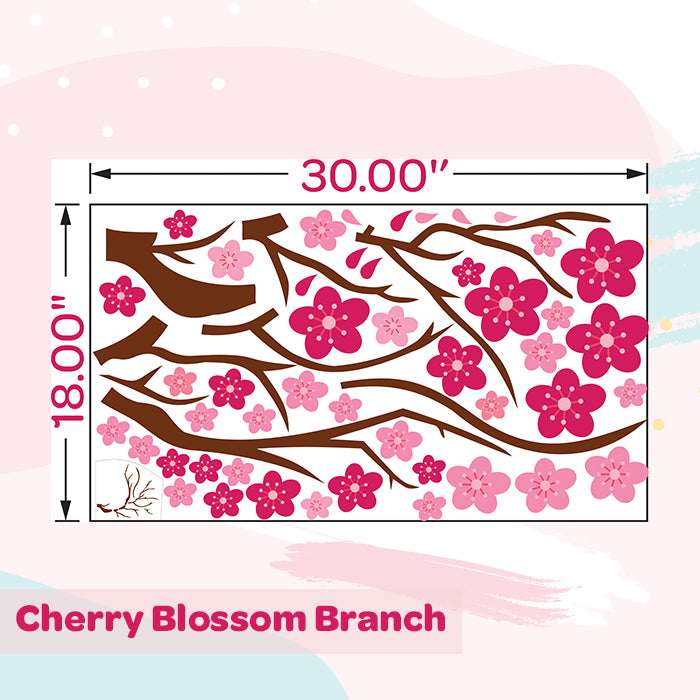 Cherry Blossom Branch Wall Stickers