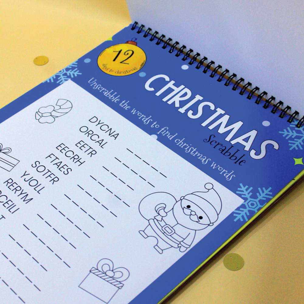 Countdown To Christmas Activity Book