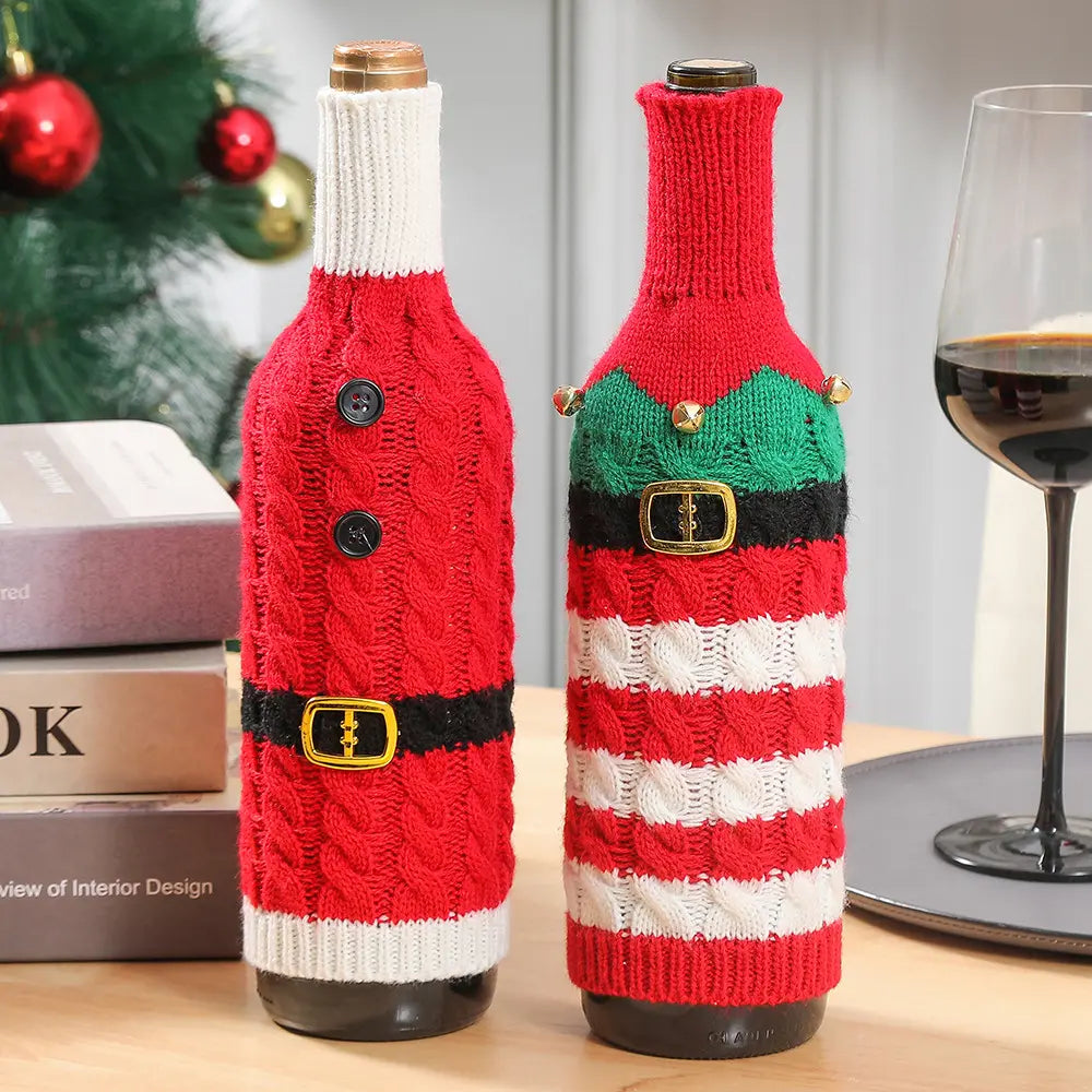 Babble Wrap Handmade Knitted Bottle Covers (Set of 4)