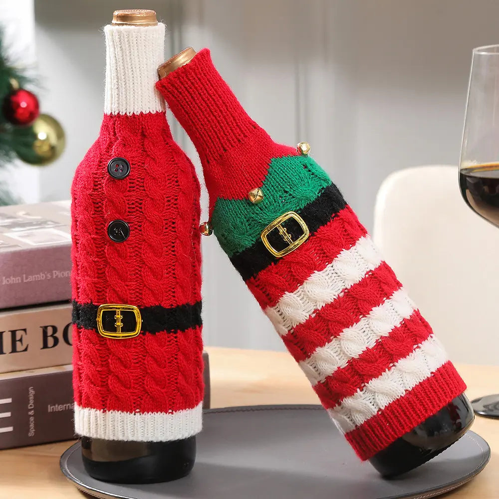 Babble Wrap Handmade Knitted Bottle Covers (Set of 4)