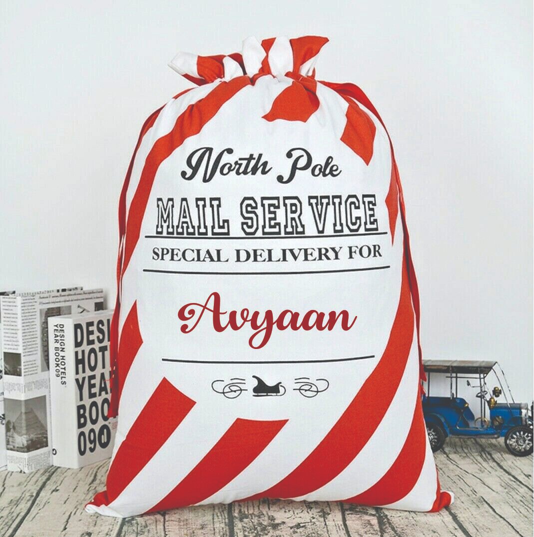 Christmas Sacks- Classic North Pole Mail Service