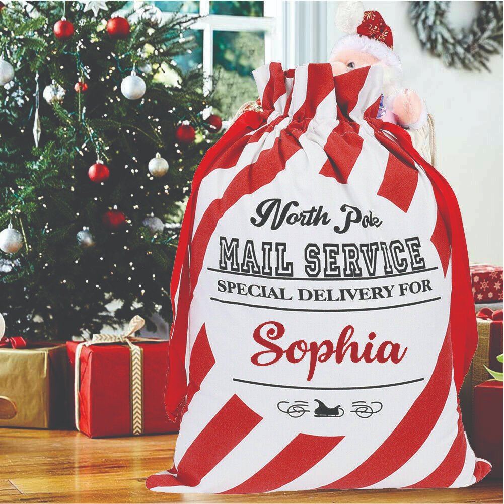 Christmas Sacks- Classic North Pole Mail Service