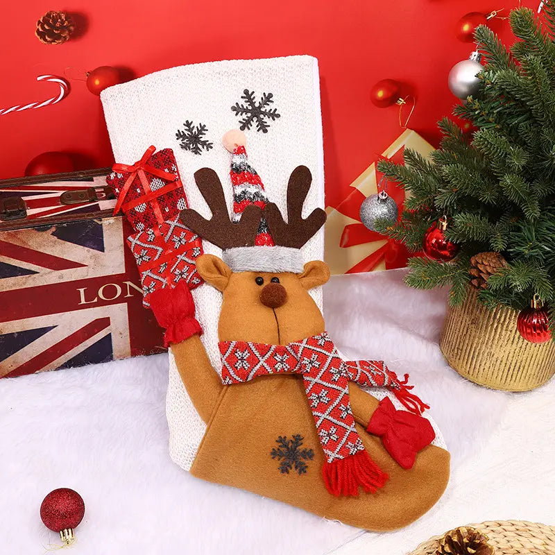 Babble Wrap Surprise Wishes Stocking (Reindeer Rejoice)