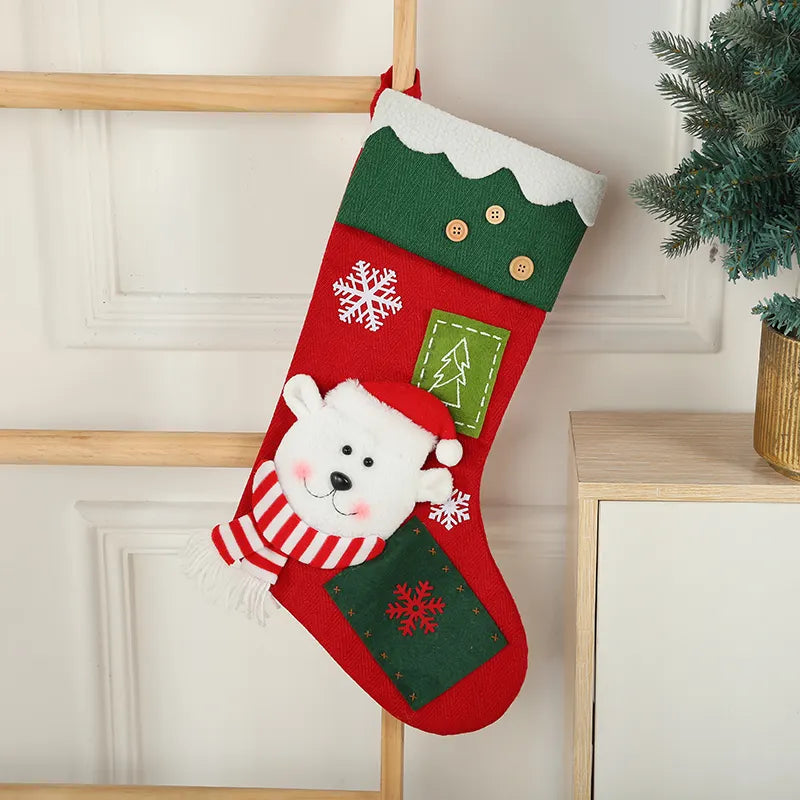 Babble Wrap Snowflake Serenade Stocking (Polar Bear)