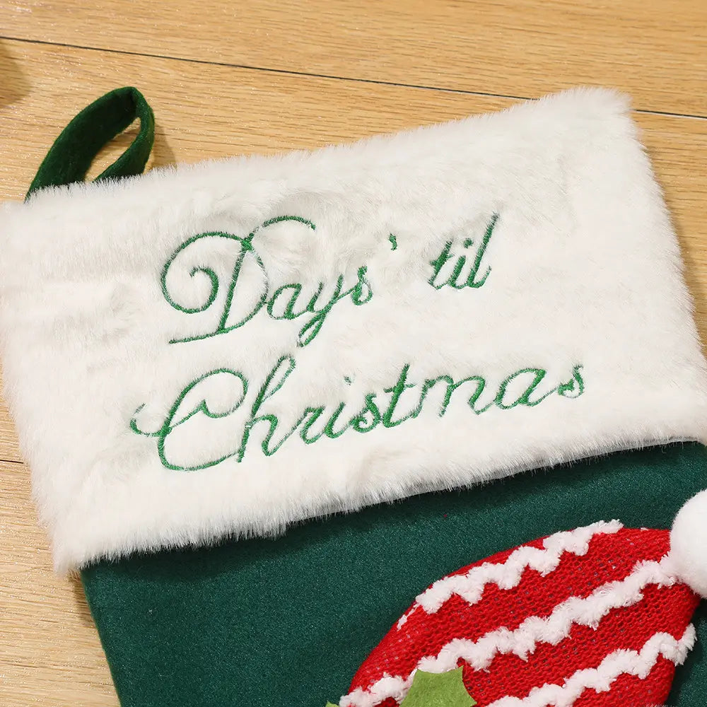 Festive Countdown Treasure Stockings (Santa)