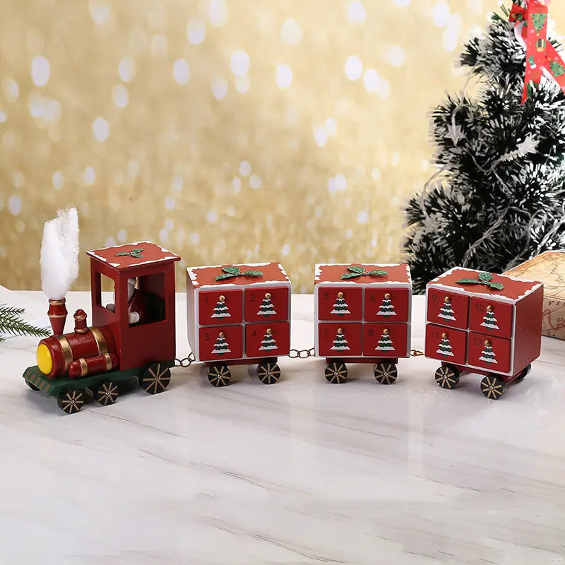 Wooden Advent Calendar (Evergreen Adventure Express)