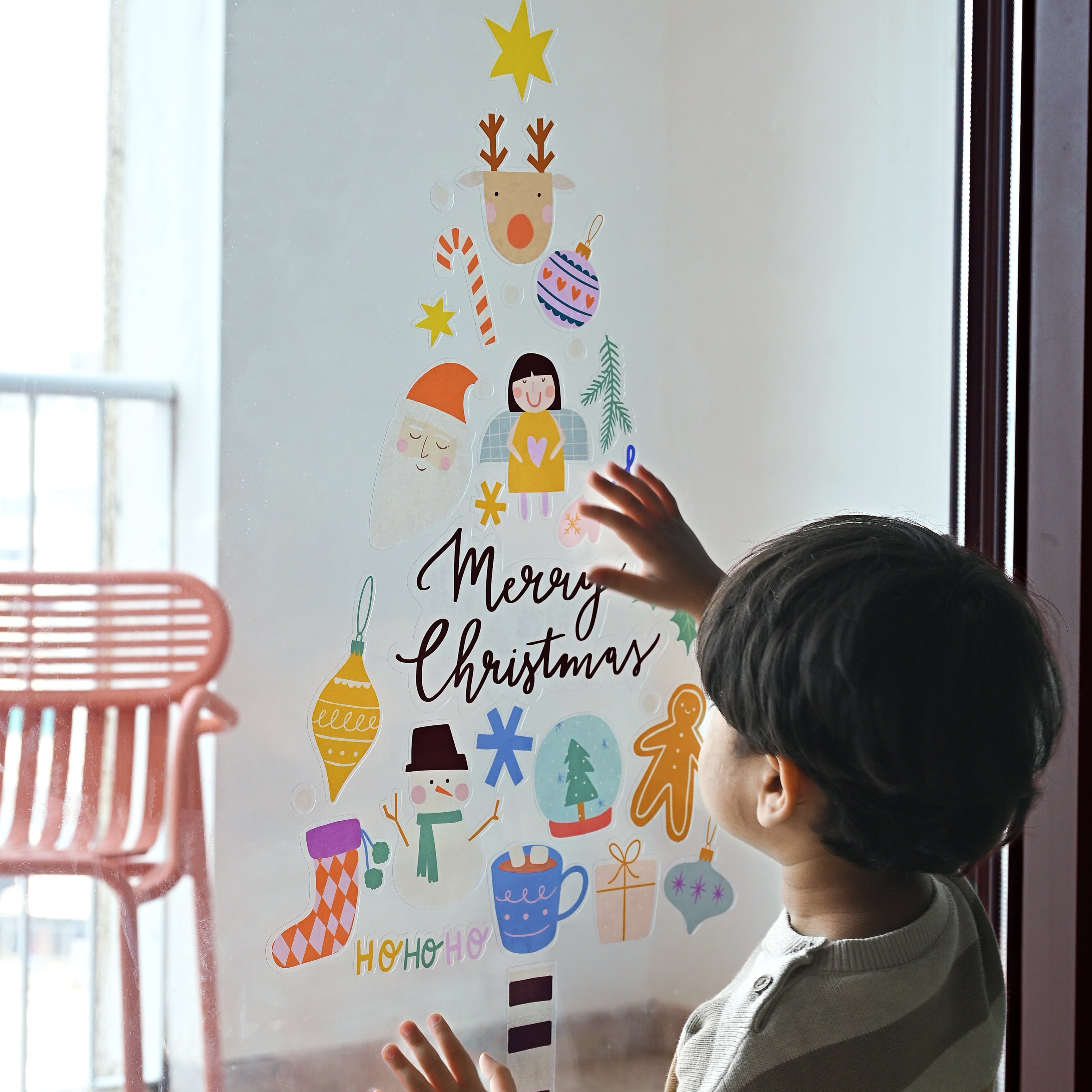 Instant Decor Decals - Christmas Tree