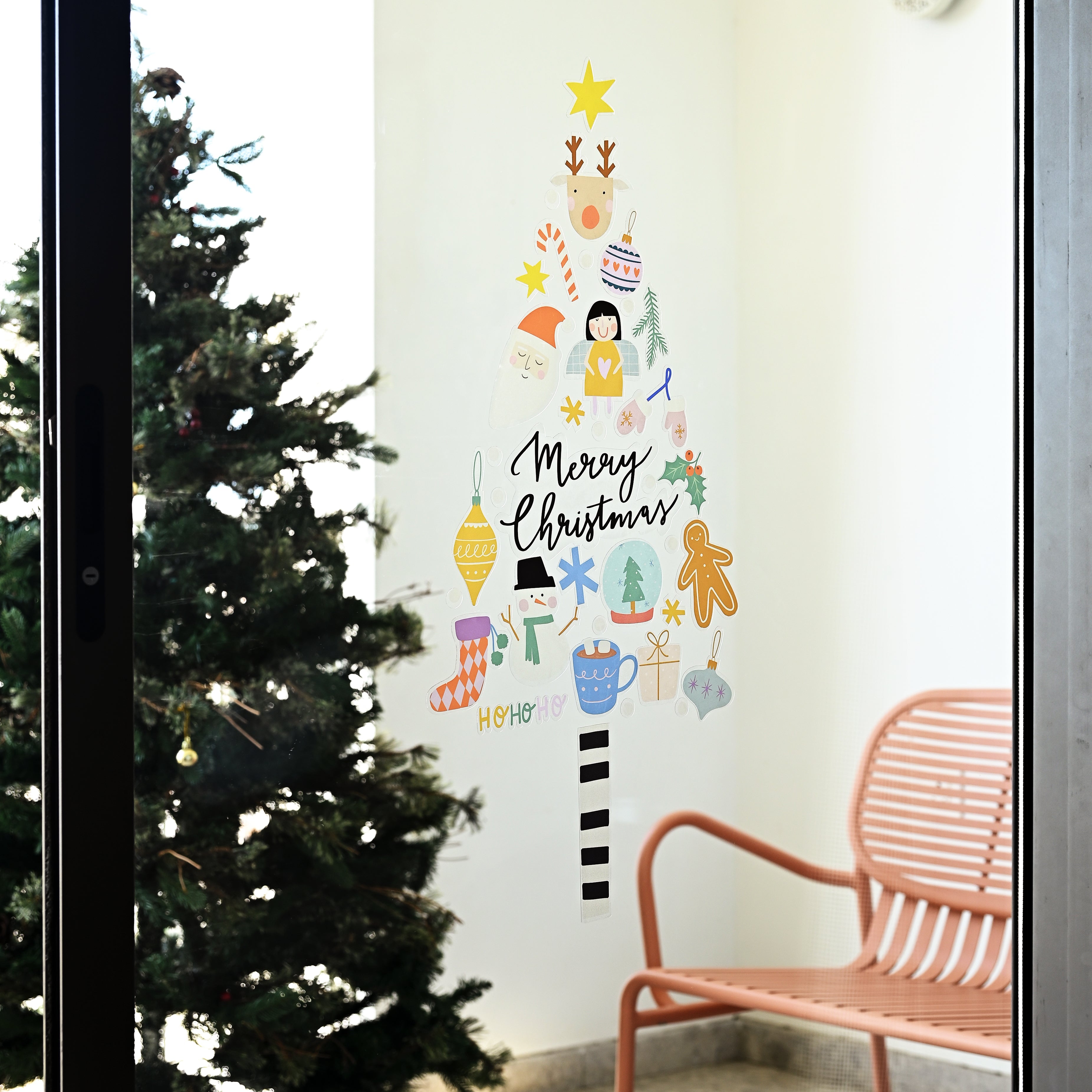 Instant Decor Decals - Christmas Tree