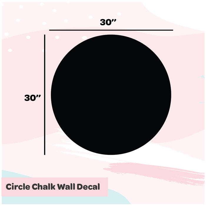 Circle Chalk Decals for Kids