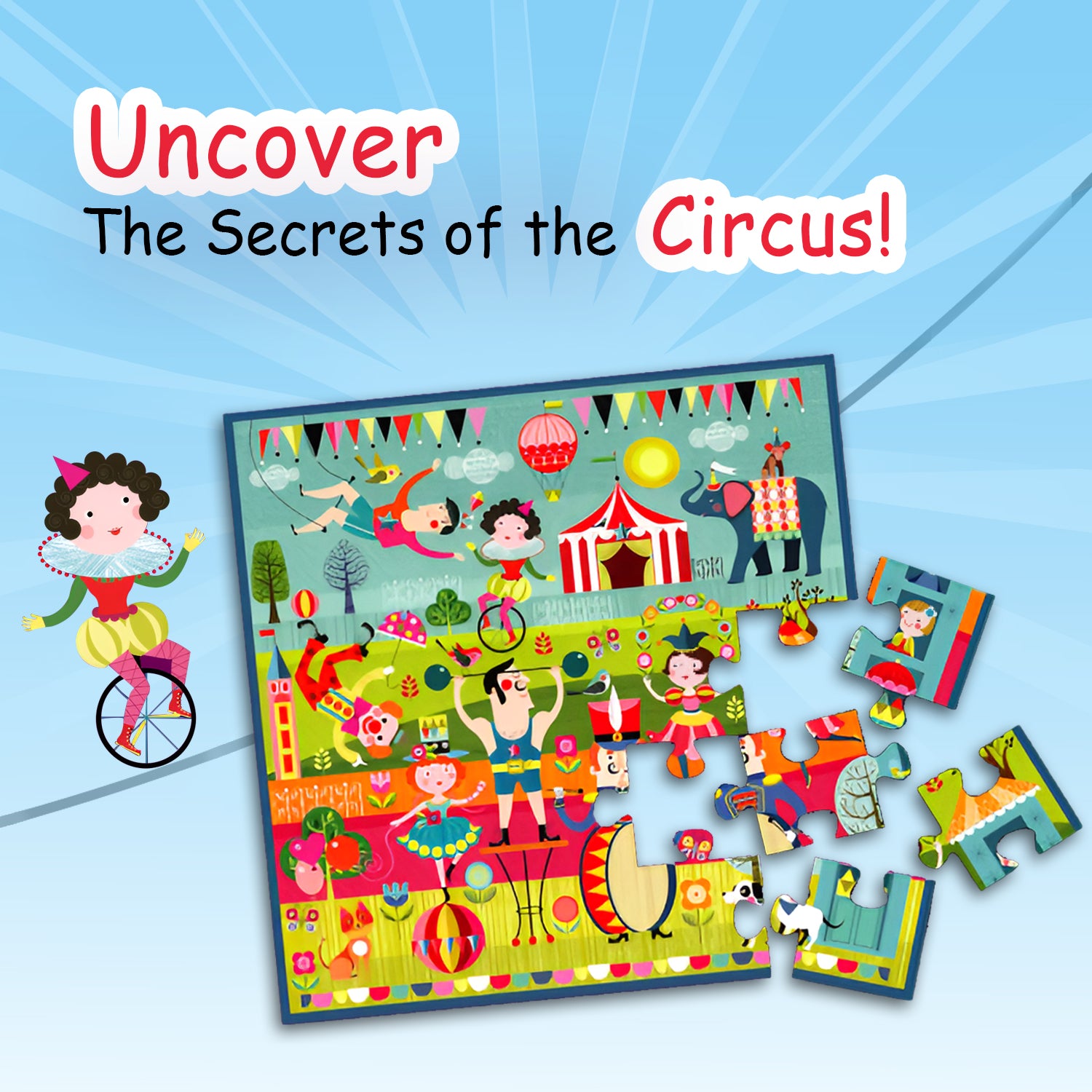 Circus Carnival - 25 Piece Puzzles