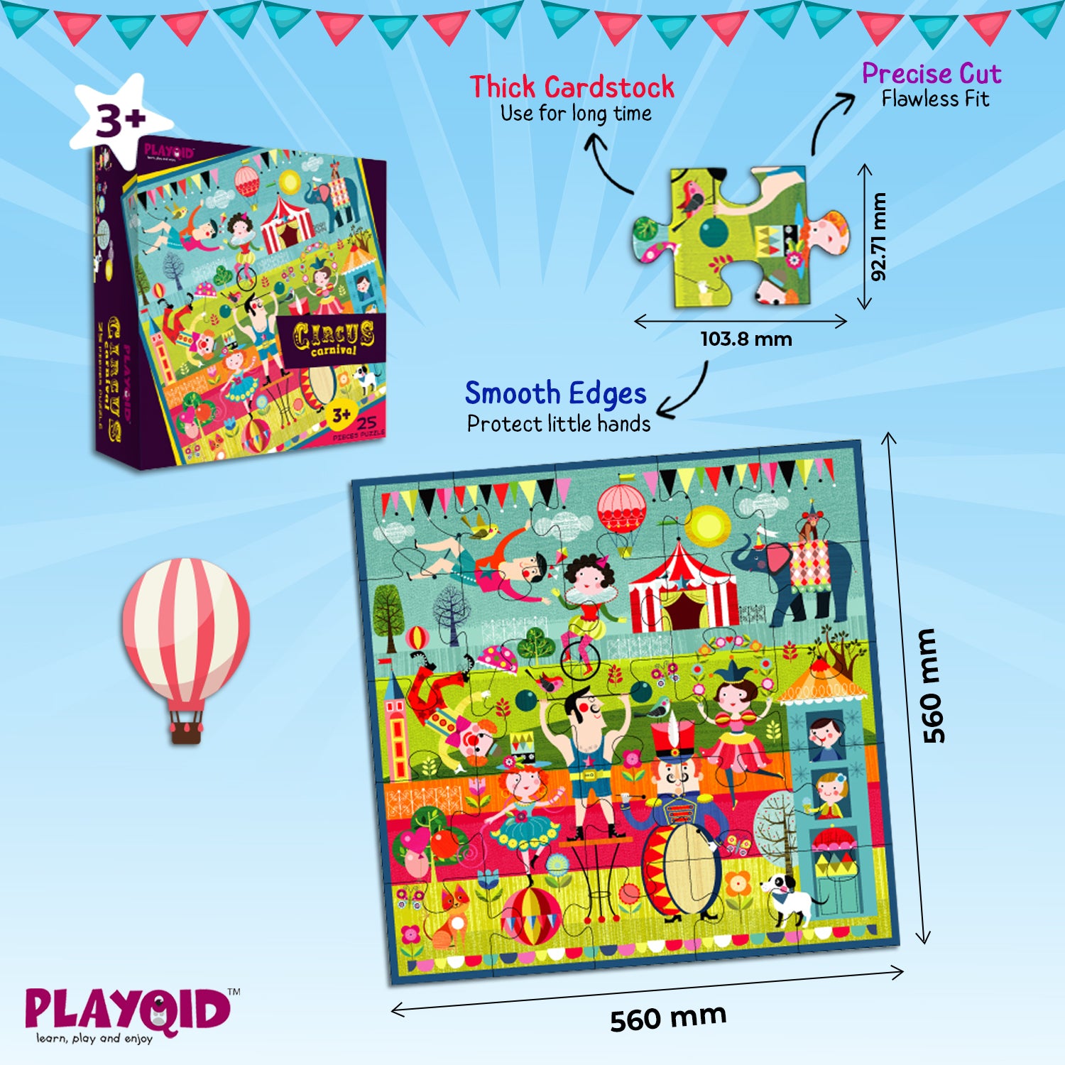 Circus Carnival - 25 Piece Puzzles