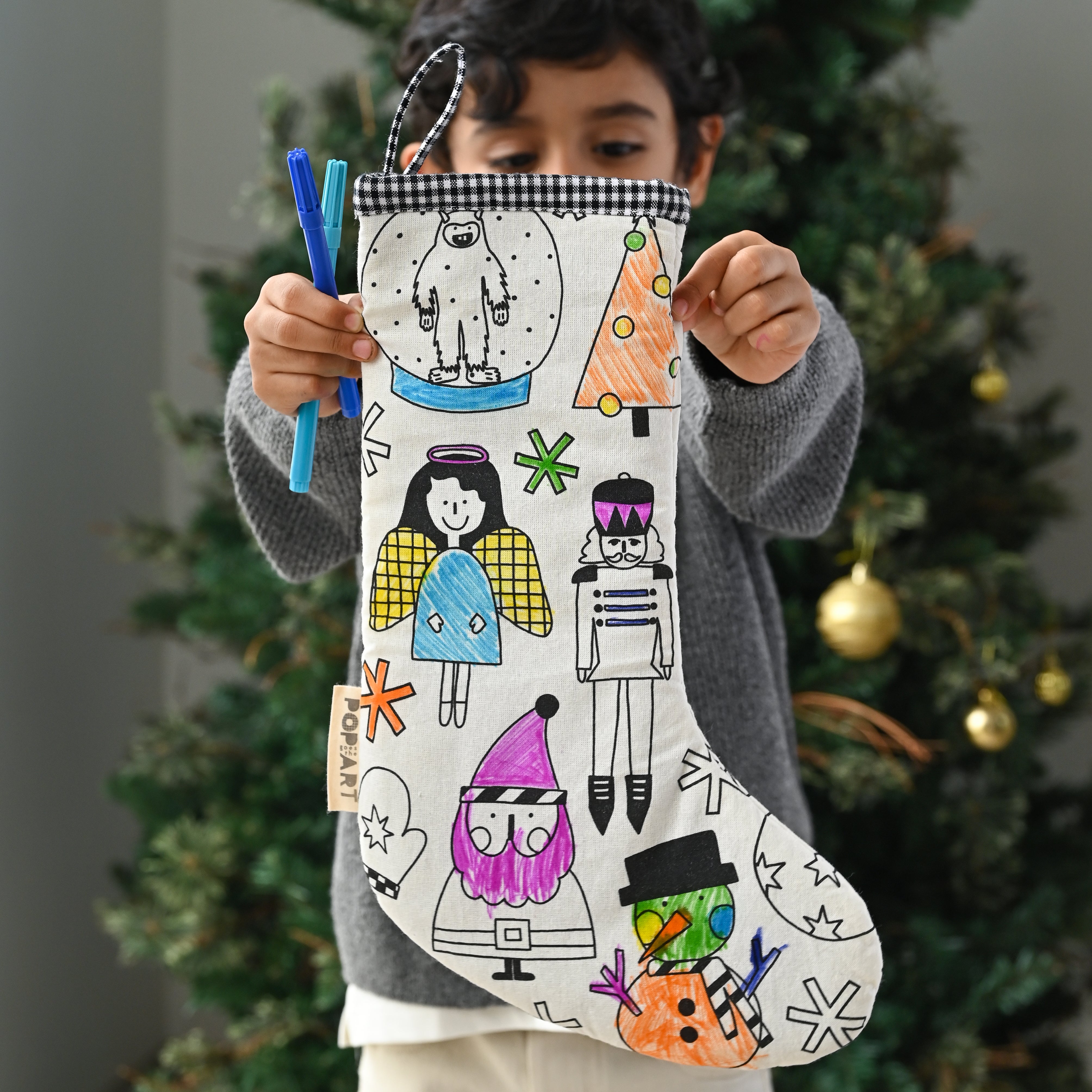 Crafty Project - Colour-in Your Stocking