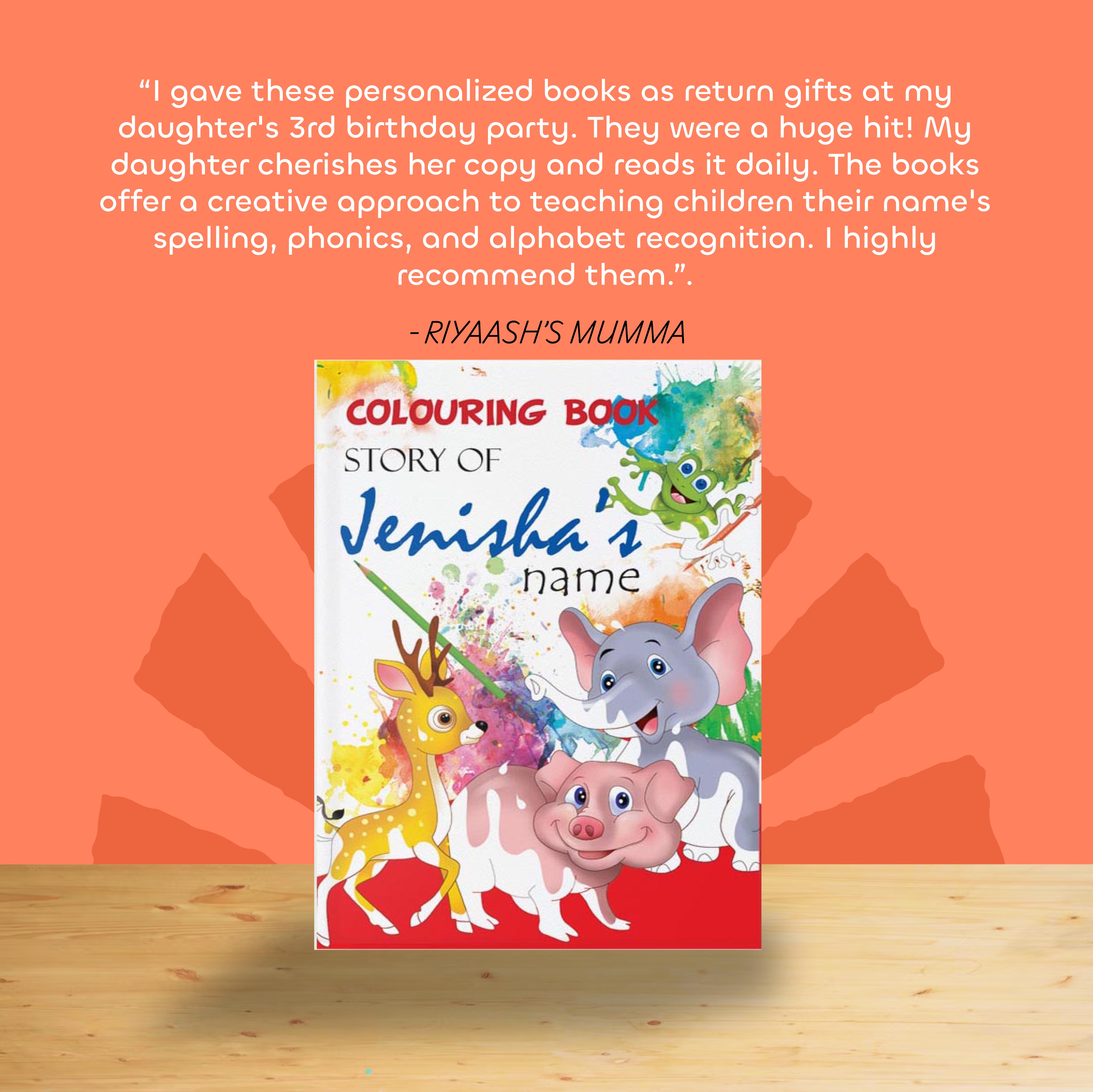 Personalised Colouring Book