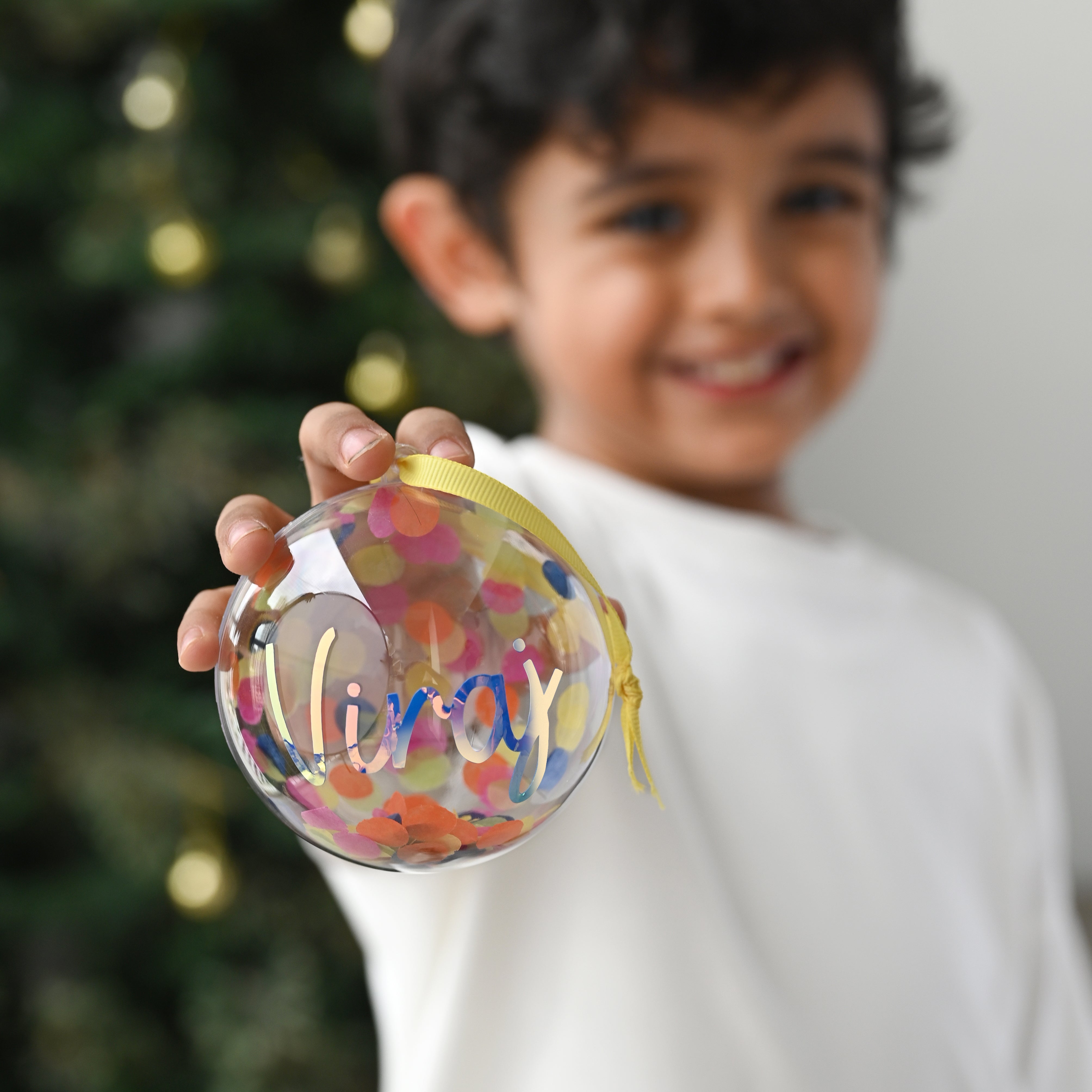 Globe Ornament |  Confetti